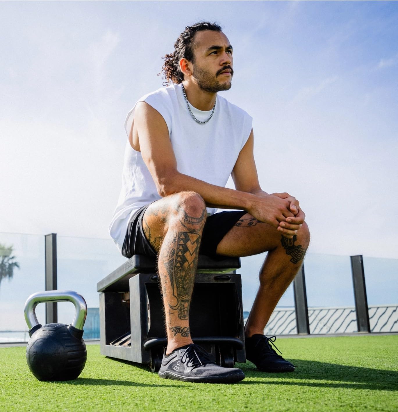 Vivobarefoot Primus Lite 3.5 Mens Barefoot Shoes | Build Strength, Balance & Mobility | Lightweight for Training & Running | Wide Fit Grounding Shoes | Vegan