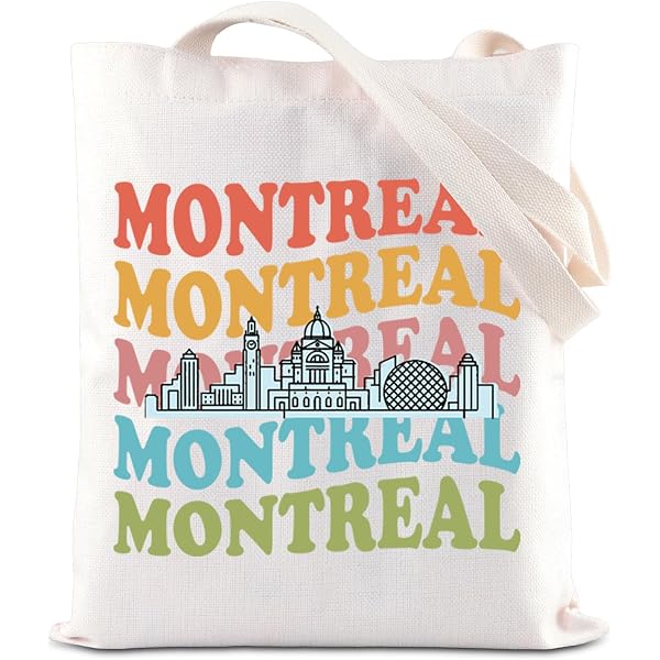FOTAP Montreal Make-up-Tasche - Kanada Souvenir, 23,5x17 Cm, Wasserdichtes Segeltuch, Reisegeschenk