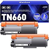 TN660 Toner Cartridge Replacement Compatible for Brother TN-660 TN630 TN-630 HL-L2380DW HL-L2320D HL-L2340DW DCP-L2540DW MFC-L2700DW MFC-L2720DW HL-L2300D HL-L2360DW DCP-L2520DW Printer Black 2-Pack