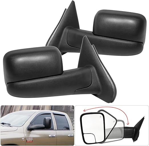 Dodge Ram 1500 Trailer Tow Mirrors