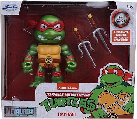 Amazon Tmnt ティーンエイジ ミュータント ニンジャ タートルズ オリジナルシリーズ ジェイダトイズ メタルズ ダイキャスト アクションフィギュア ラファエロ Teenage Mutant Ninja Turtles Jada Toys Metals Die Cast Action Figure Metalfigs Raphael Tv
