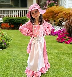 Meland Pioneer Dress for Girls - Colonial Floral