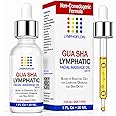Bruizex Lymphatic Drainage Oil for Face & Neck Massage, Coconut & Jojoba Oil for Skin Facial Oil for Gua Sha or Jade Roller, 