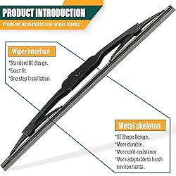 KVQ Windshield Wiper Blades Replacement for GMC