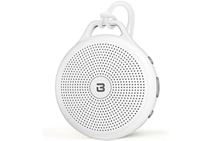 BGOVERSS White Noise Sound Machine, Portable Sound Machine for Baby Adult, 20 Soothing Natural Sounds with Noise Canceling for Office & Sleeping, Sound Therapy for Home, Travel, Registry Gift,White