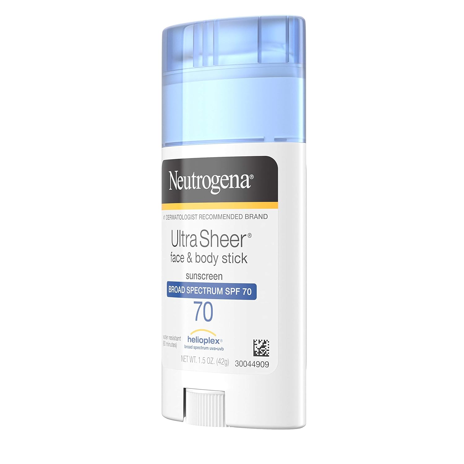Neutrogena Ultra Sheer Non-Greasy Sunscreen Stick for Face & Body, Broad Spectrum SPF 70 UVA/UVB Sunscreen Stick, PABA-Free, 1.5 oz: Beauty