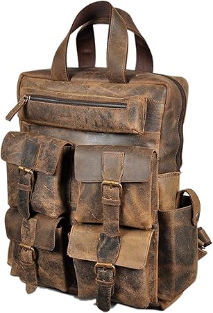 vintage looking backpacks