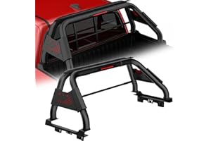 EMEKIN Roll Bar Sport Bar for Mid-Size Pickup Truck, Adjustable Sport Chase Rack Roll Bar Compatible with Tacoma,Tundra,Gladiator,Frontier,Canyon,Ram 1500/2500/3500, F-150/F-250/F-350,Ranger,GMC Sierra