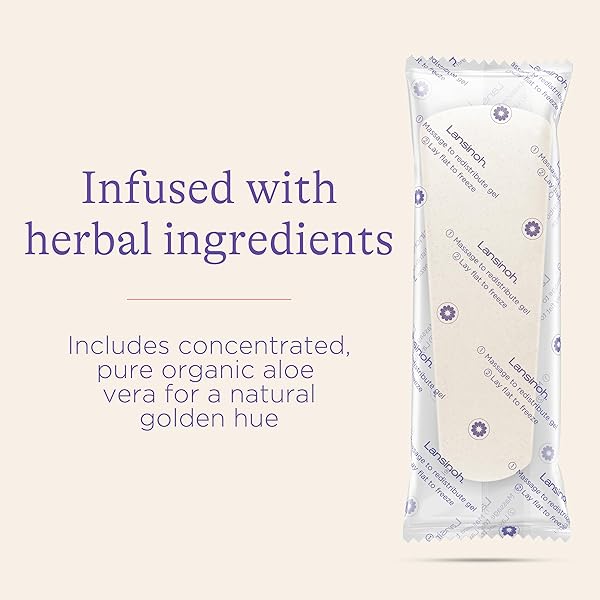 LANSINOH POSTPARTUM COOLING PADS, PERINEAL ICE PACKS, 12 COUNT, WITCH HAZEL PADS FOR POSTPARTUM CARE, PADSICLES WITH COOLING AND COMFORTING ALOE VERA
