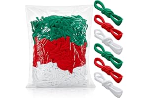 Wesnoy 900 Pcs 3 Color Weaving Loom Refill Loops 7-inch Loom Loops Christmas Potholder Weaving Loop DIY Craft Project for Kids Adults