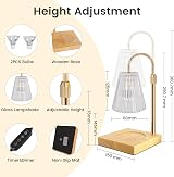 OKYUK Candle Warmer Lamp with Remote, Timer, Dimming & Adjustable Height view 2