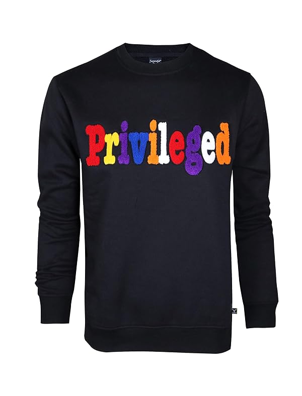 SCREENSHOT Men's Premium Fleece Crewneck Sweatshirt - Urban Streetwear, Black, Medium