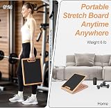 StrongTek Portable Wooden Slant Board Adjustable Calf Stretcher view 4