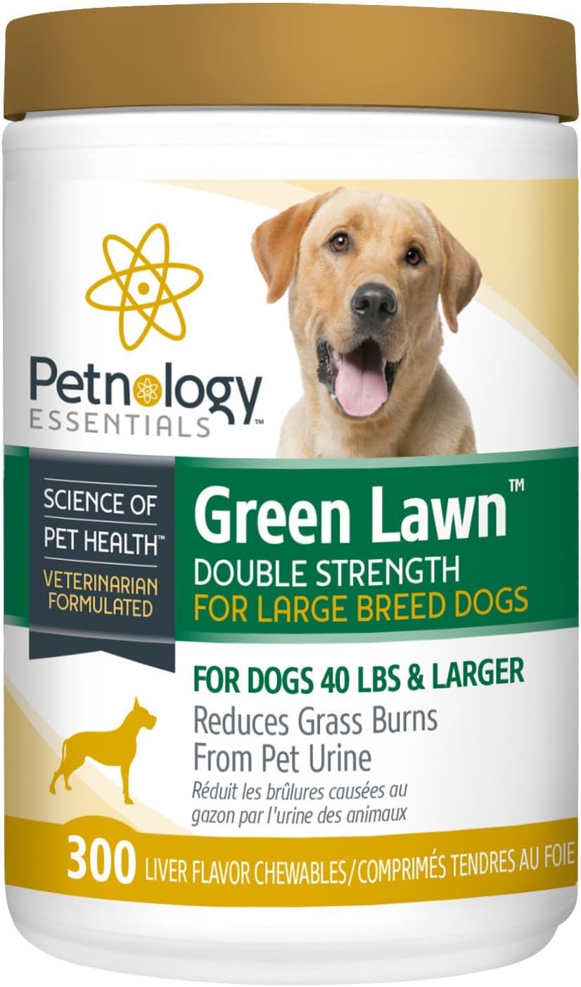 Petnology Green Lawn Double Strength Chewable, 300 Count
