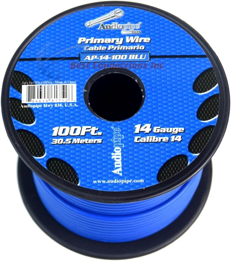 14 Gauge 11 Rolls 100 Feet Primary Power Ground Wire All Purpose Remote Cable: Everything Else
