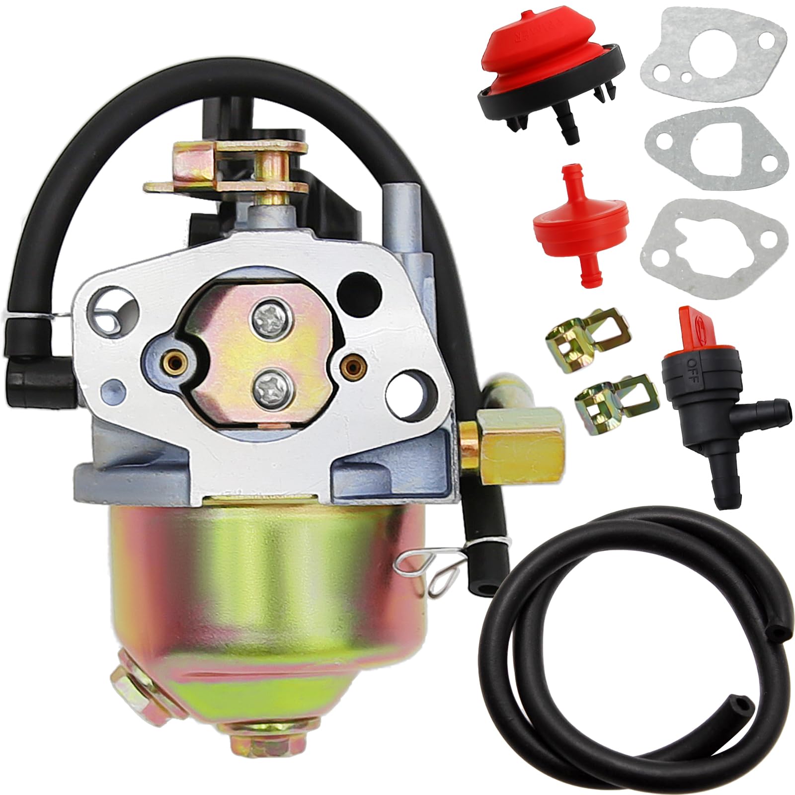 Photo 1 of 247.889571 Carburetor Kit for Craftsman Snow Blower, Carb Replacent for MTD 270-QU ZS365-SUA 952Z265-SUA Engine for Huayi 170SA 170SB Replaces#247.889701 247.886910 247.887200