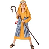 fun shack Blue Shepherd Costume for Kids, Boys Shepherd Costume, Christmas Costumes for Kids, Boys Nativity Costumes