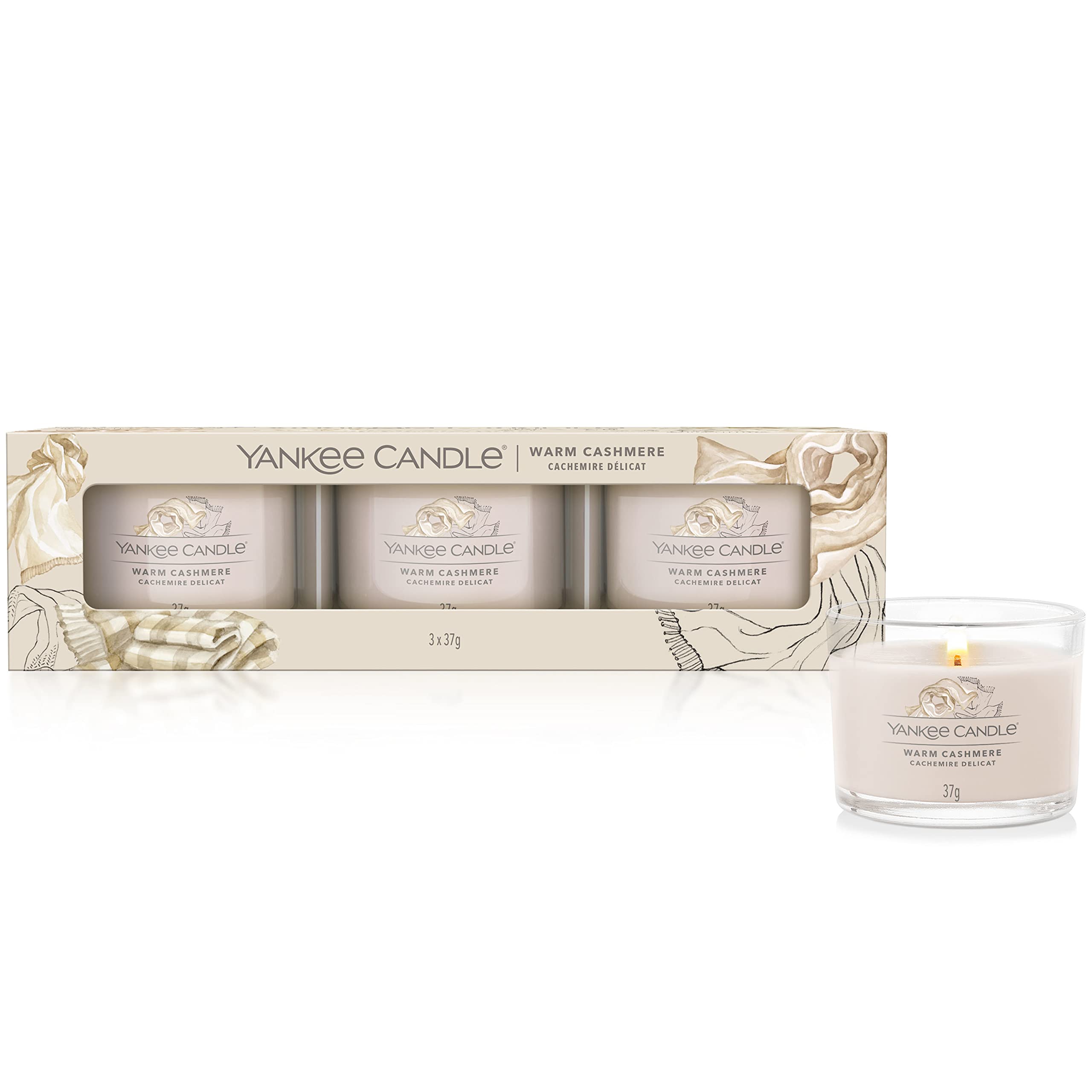 Yankee Candle Gift Set, Warm Cashmere, One Size