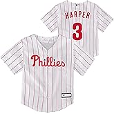 Outerstuff Bryce Harper Philadelphia Phillies MLB Toddler 2-4 White Home Player Jersey