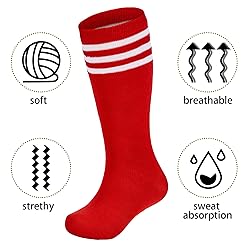 Zando 4 Pairs Red/Blue Youth Boys Royal Blue
