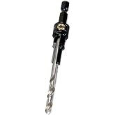 Snappy 7 x 50mm Confirmat Screw 2 Step Countersink Pilot Point Bit 1/4 Hex USA