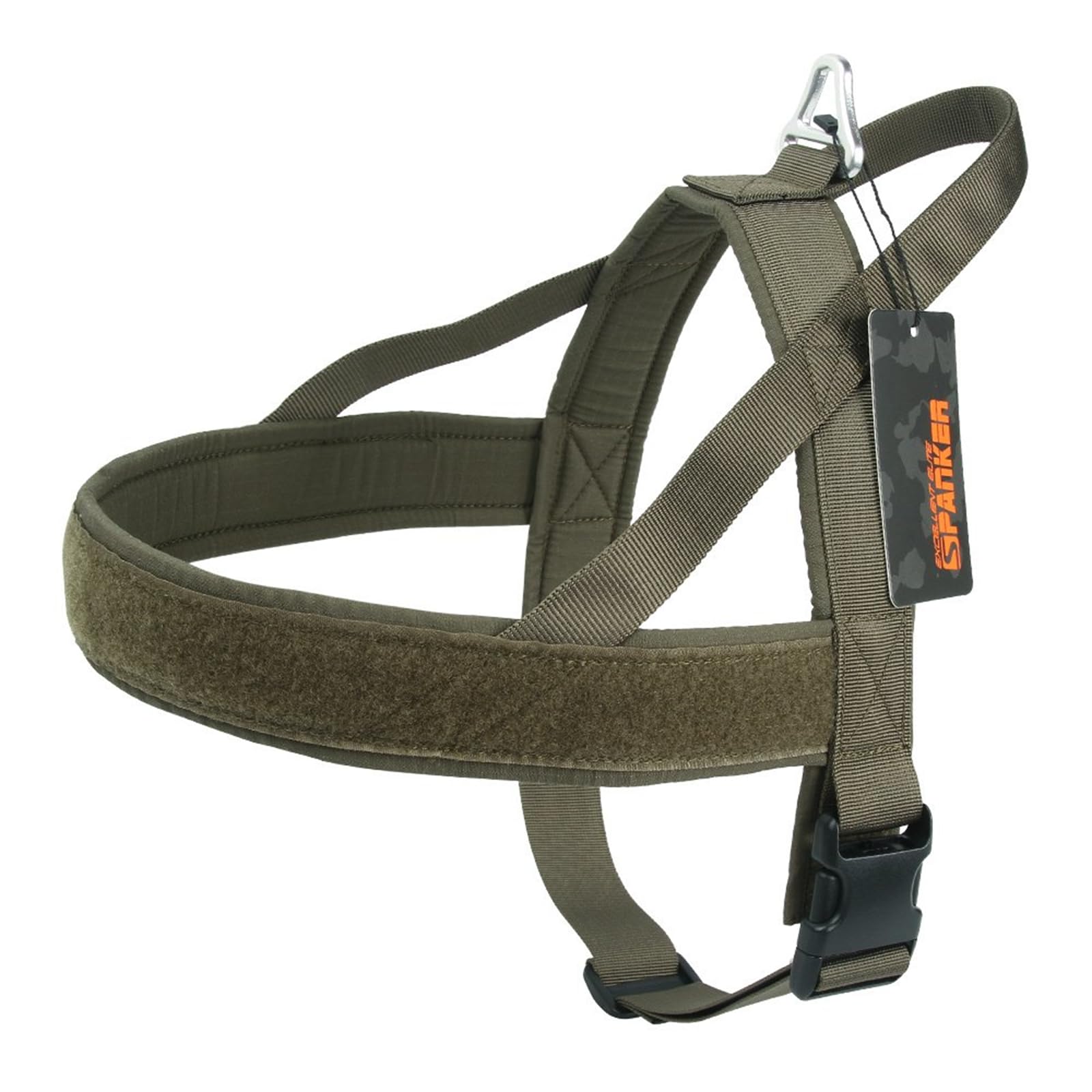 Photo 1 of EXCELLENT ELITE SPANKER No Pull Dog Harness Padded Military Patrol Vest Adjustable Nylon Small Service Walking Dog Harness with Handle for Training Running(RGN-M)