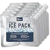 LL Home & Decor • Reusable Ice Packs for Coolers – Pack of 5 Slim Long-Lasting Gel Freezer Packs, Durable & Leak-Proof, Perfect for Lunch Bags, Camping, Fishing, and Picnics