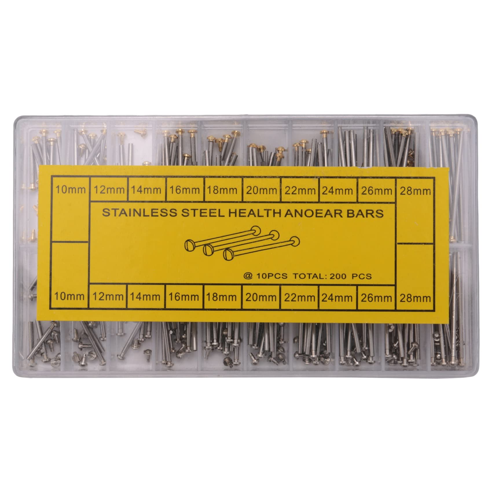 Dciustfhe 1 Box Set Kits Watch Strap Screws Assortment Tube Friction Pin Clasps Straps Bracelets Ends 10Mm-28Mm