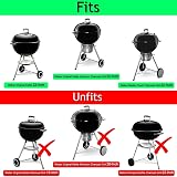 GFTIME Side Table 34.5x35.3 cm for Weber Original Kettle 57 cm Charcoal Grill view 3