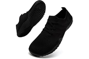 YTATSP Barefoot Shoes Women Walking Comfortable Zero Drop Minimalist Thin-Soled Sneakers Lightweight Slip On Sock Shoes for Ladies Tennis Workout Cross-Trainer Grounded Footwear