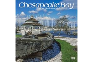 Chesapeake Bay | 2024 12 x 24 Inch Monthly Square Wall Calendar | BrownTrout | USA United States of America Scenic Nature Ocean Sea Coast
