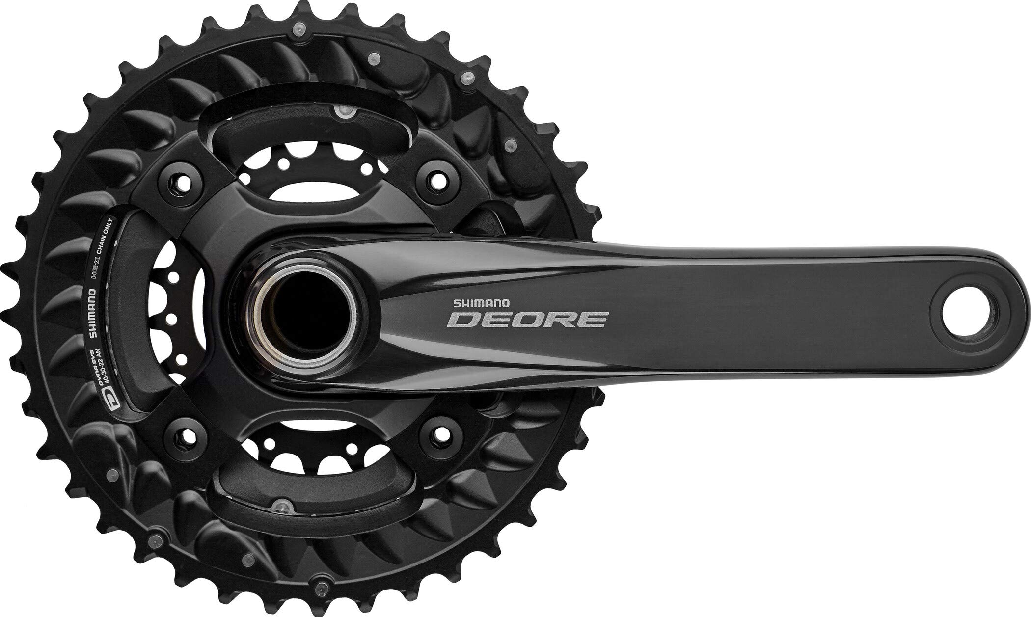 SHIMANO,One Size,Black,EFCM6000BCX66X Deore FC-M6000 Deore 10-speed chainset, 36/26T, 51.8 mm chain line, 170 mm