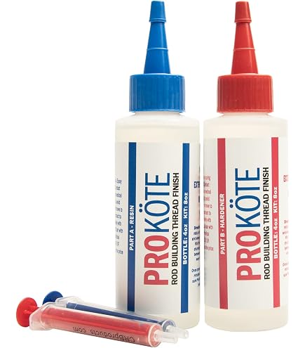 PROKÖTE Fishing Rod Building Thread Finish (2 oz. Kit) : Sports & Outdoors