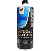 AquaDoc Chitosan Hot Tub &amp; Spa Clarifier to Clear Cloudy Water - 16 oz | Chitosan formula to reduce scum line buildup, haze &amp; residue, support filter performance - Made in USA