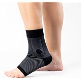 OrthoSleeve Slip-on Ankle Brace for increased mobility from swelling, ankle pain, ankle strain and weak ankles (Small)