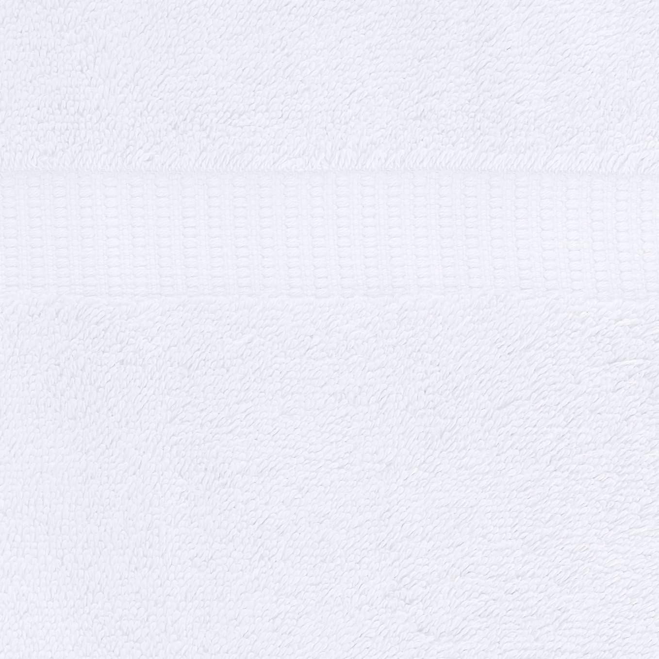  Brand – Pinzon Organic Cotton Bath Towel, Set of 4, White: Home & Kitchen