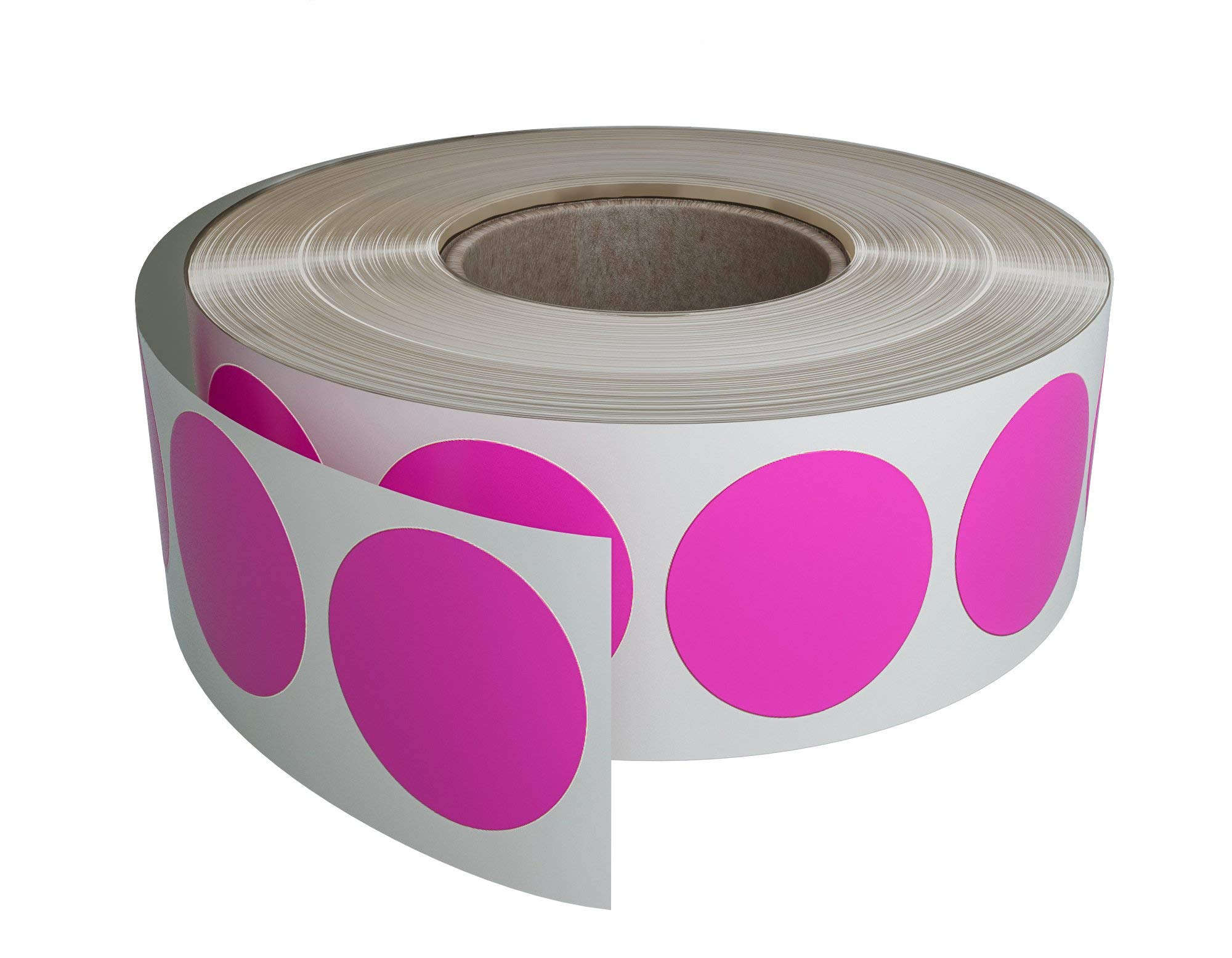 Royal Green Pink 19mm Circle Dot Sticker (1.9cm) Label Roll 1050 Pack