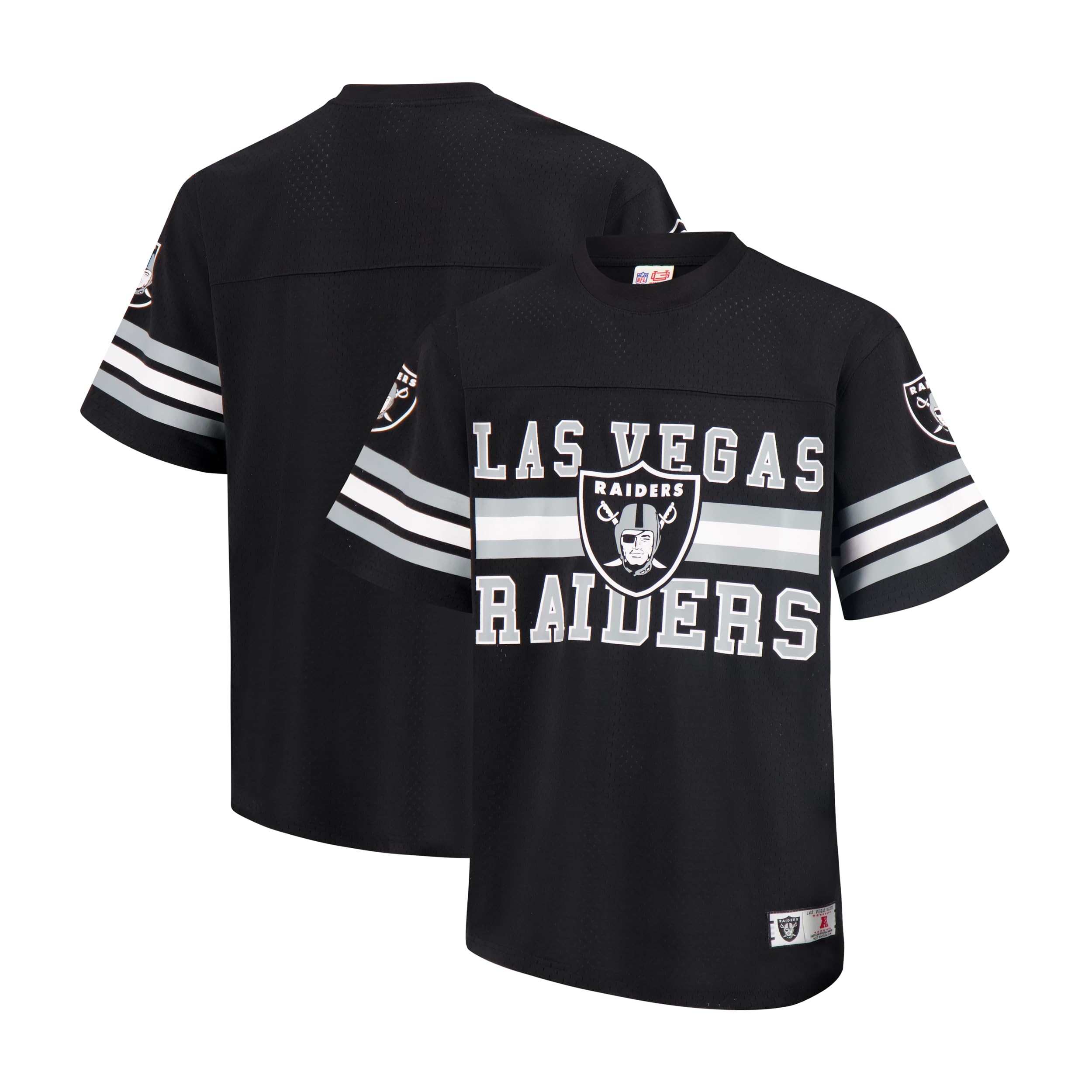 Ultra Game NFL Official Adults Soft Mesh Vintage Beast Mode T-Shirt - Unisex, Las Vegas Raiders, Team Color, X-Large Image Ultra Game NFL Official Adults Soft Mesh Vintage Beast Mode T-Shirt - Unisex, Las Vegas Raiders, Team Color, X-Large Image