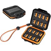 K&amp;F CONCEPT 16 Slots Micro SD Card Case, Card Holder Organizer | Water-Resistant Anti-Shock Dust for Micro SD/SDHC/SDXC/TF, PM04