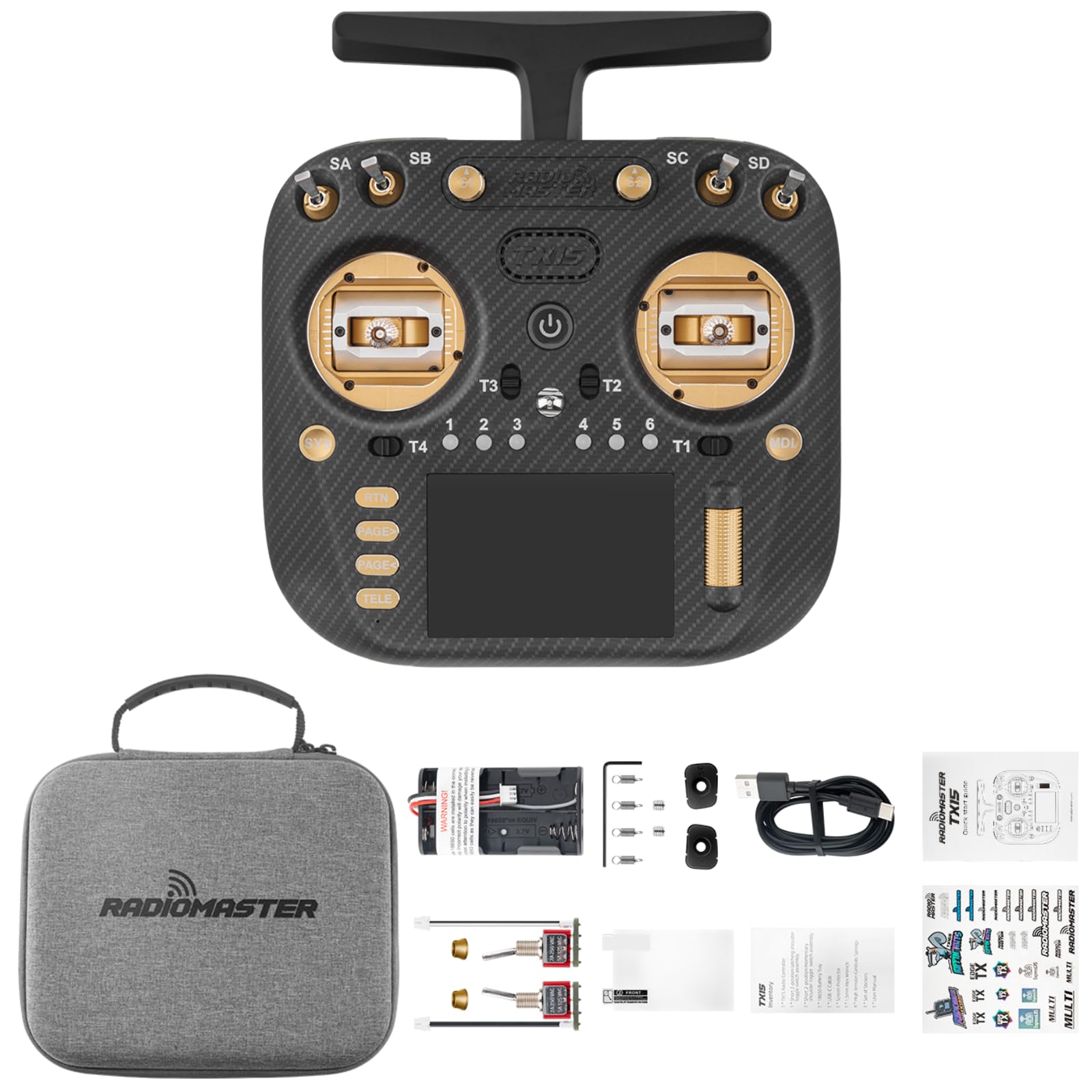 RadioMaster TX15 Max V5.0 16CH 2.4G RC Transmitter