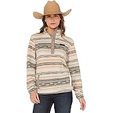 Cinch Women's Multi Stripe Fleece Pull Over