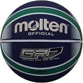 Molten Premium Rubber Basketball, Blue/Green, Official Size 7