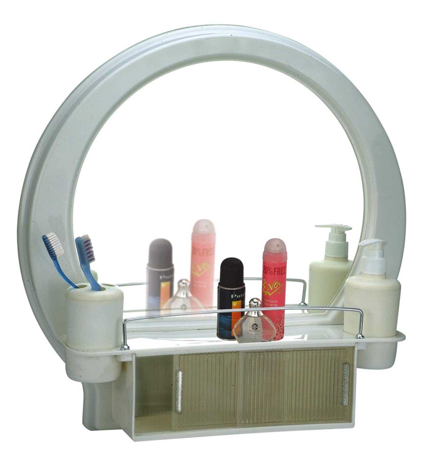 Best Bathroom Mirror Cabinet in India 4 Cipla Plast Multipurpose Bathroom Mirror Cabinet
