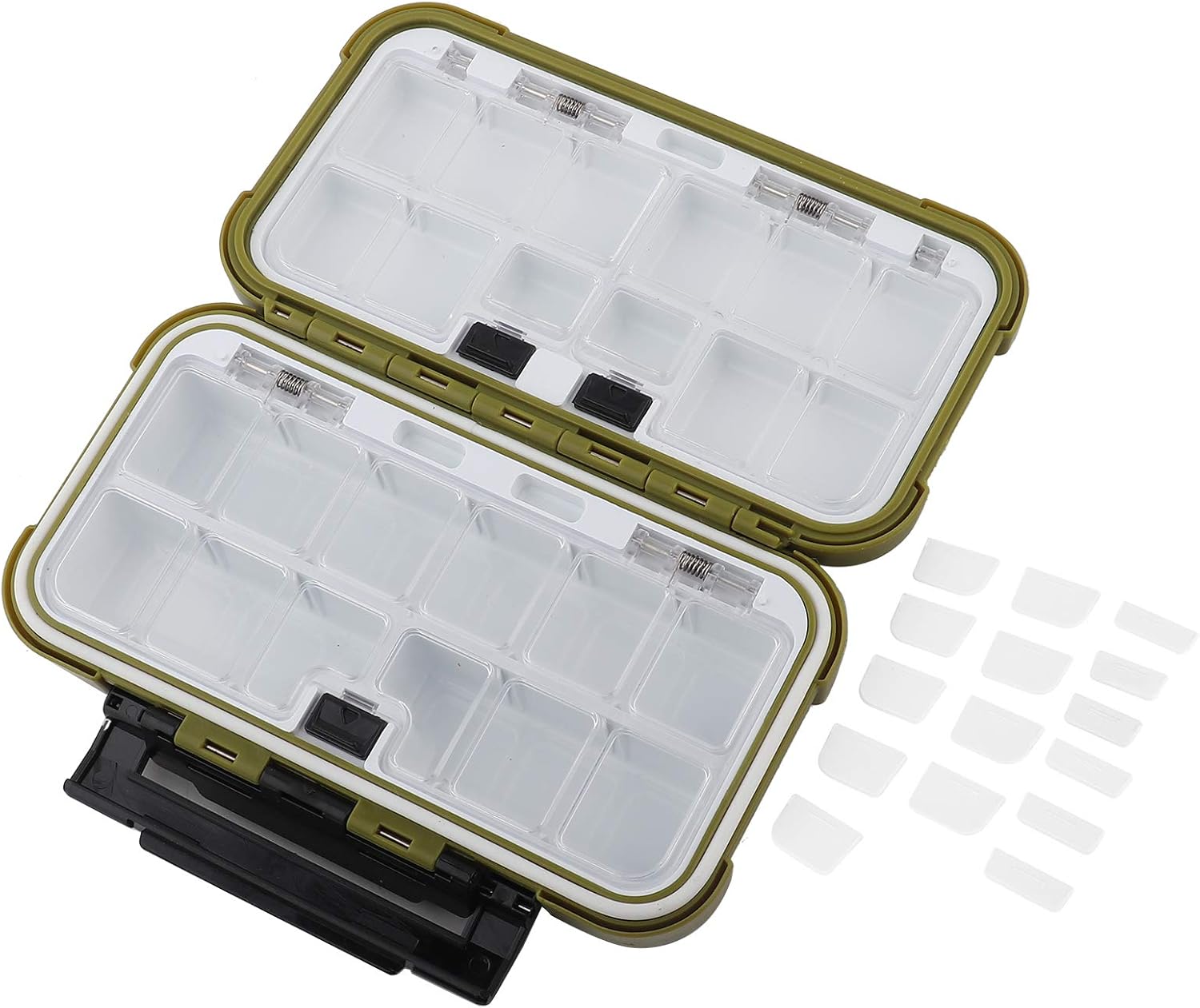 fishing tackle box with accessories