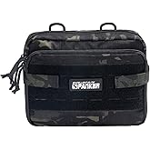 EXCELLENT ELITE SPANKER Tactical Molle Admin Pouch Utility Organizer EDC Medical Bag Utility EDC Tool Pouch with Shoulder Strap Attachment Pouches Waist Bag