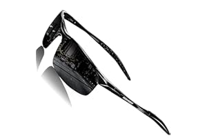 ROCKNIGHT Driving HD Polarized UV400 Protection Ultra light Al-Mg Golf Fishing Outdoor Sunglasses