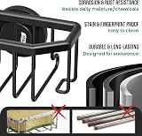 TAILI Sponge Holder for Kitchen Sink Aluminium Strong Suction 5 KG Black view 5