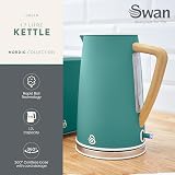 Swan Nordic Cordless Jug Kettle 1.7L 3KW Fast Boil Green SK14610GREN view 2