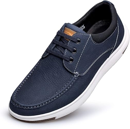 Amazon ゼロ 本革靴 上層牛革 ビジネスシューズ Uチップ カジュアル レザースニーカー 通学 旅行 通勤 メンズ ネイビー 27 0cm Zero ゼロ スニーカー