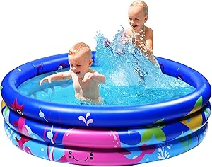 Joyjoz Kiddie Inflatable Swimming Pool for Kids Adults Toddler Baby - 48